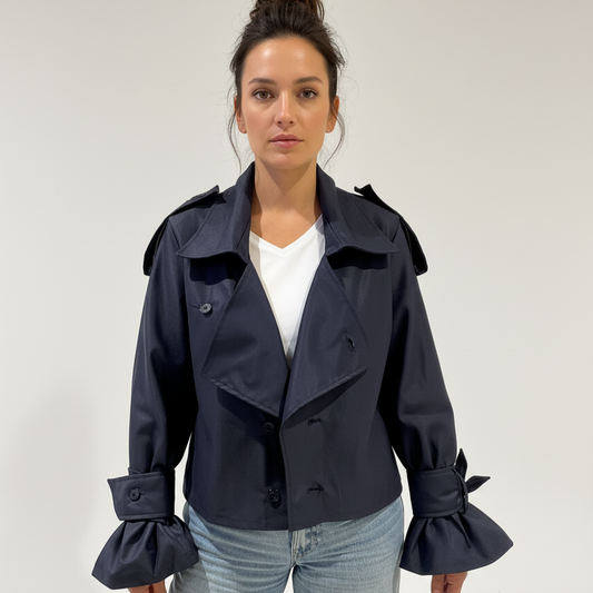 Chaqueta azul para mujer