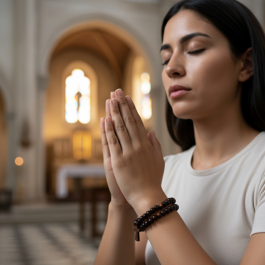 Camándula con Elástico