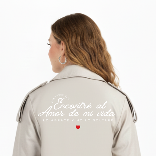 Chaqueta beige para mujer