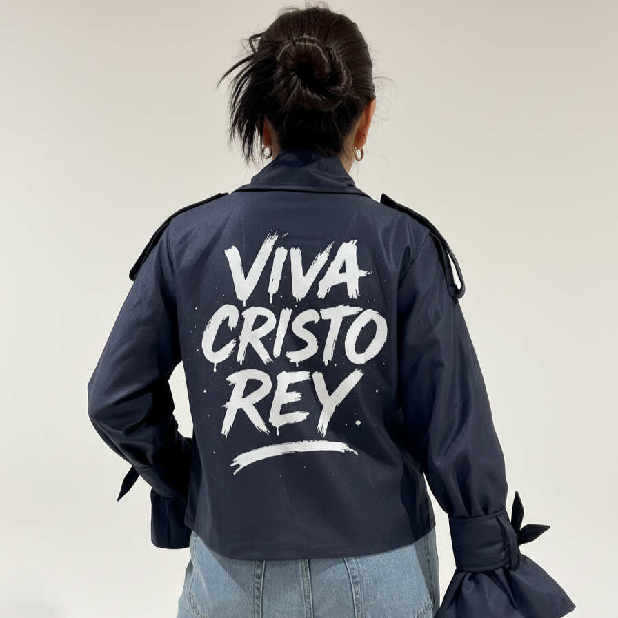 Chaqueta azul para mujer VCR