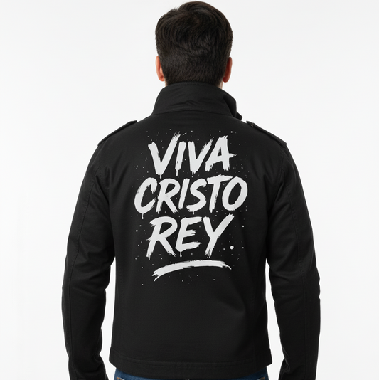 Chaqueta negra para hombre VCR