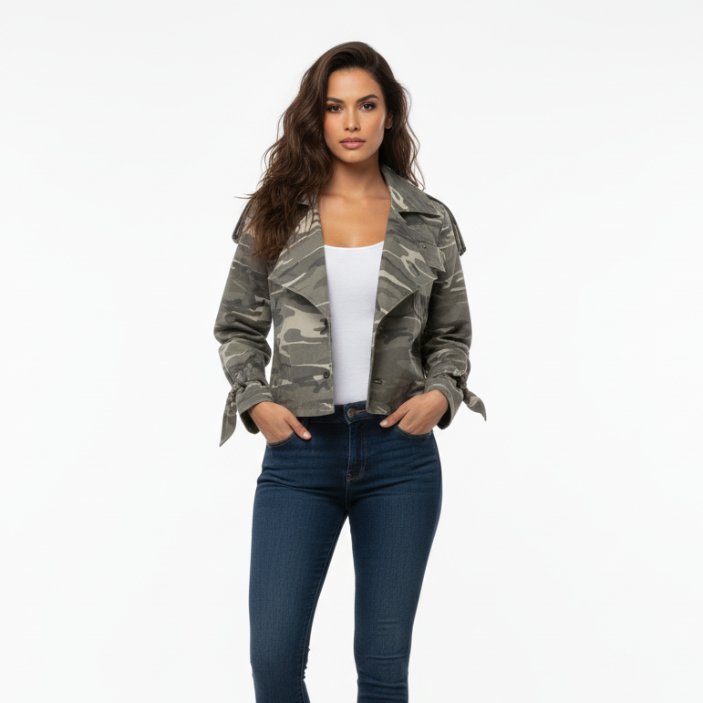 Chaqueta camuflada para mujer VCR