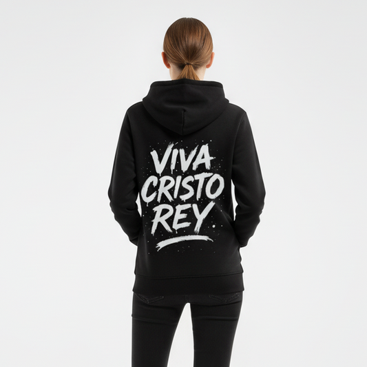 Hoodie negro Unisex VCR