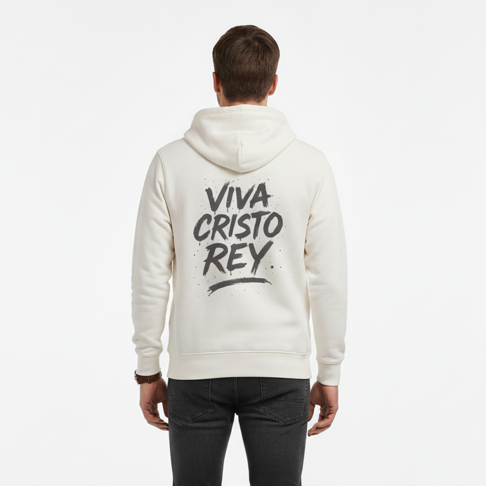 Hoodie marfil Unisex VCR