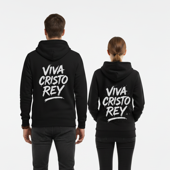 Hoodie negro Unisex VCR